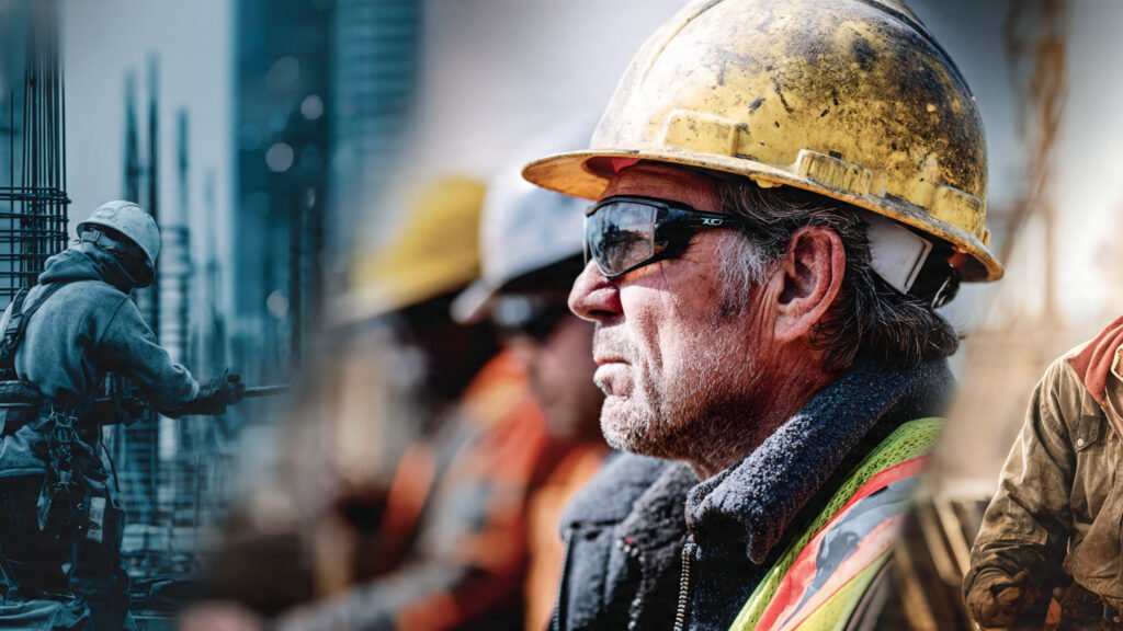 construction workers working in different settings and (2)